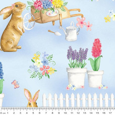 Bunnies and Blossoms 9115-9005 garden
